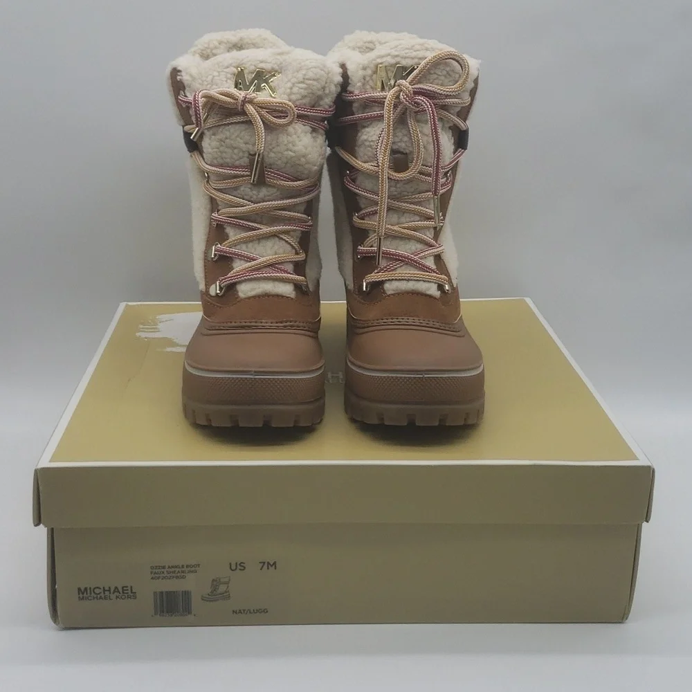 189- MICHAEL Michael Kors Ozzie Ankle Boots Size 7 M NWT - Picture 8 of 13